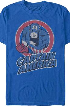 Vintage Captain America Marvel Comics T-Shirt