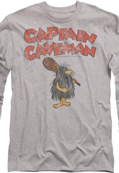 Vintage Captain Caveman Long Sleeve Shirt