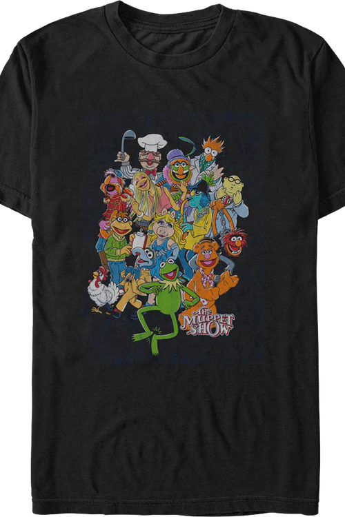 Vintage Cast Photo Muppets T-Shirtmain product image