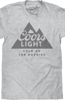 Vintage Cold As The Rockies Coors Light T-Shirt