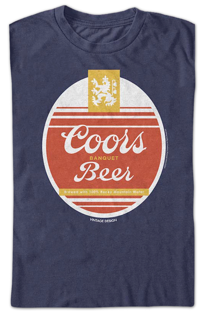 Coors beer t 2024 shirt