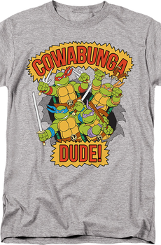 Vintage Cowabunga Dude Teenage Mutant Ninja Turtles T-Shirt