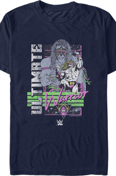 Vintage Distressed Collage Ultimate Warrior T-Shirt