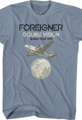 Vintage Double Vision World Tour Foreigner T-Shirt