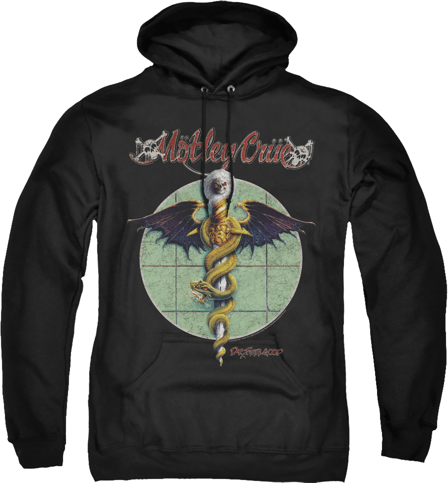 Vintage Dr. Feelgood Motley Crue Hoodie