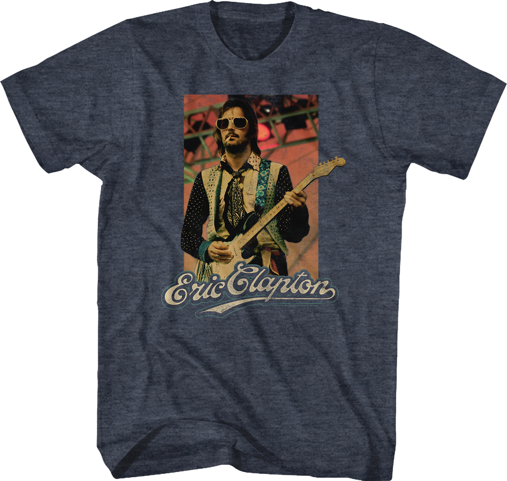 2006 Eric Clapton Tシャツ New Men's Official Eric Clapton North America World Tour