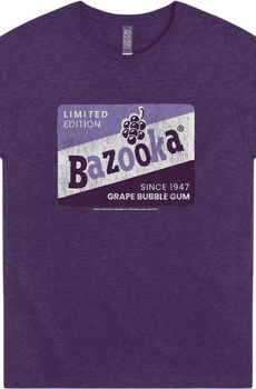 Vintage Grape Bazooka Bubble Gum T-Shirt