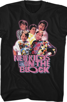 Vintage Group Photo New Kids On The Block T-Shirt