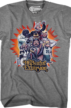 Vintage Group Photo Rock-afire Explosion T-Shirt