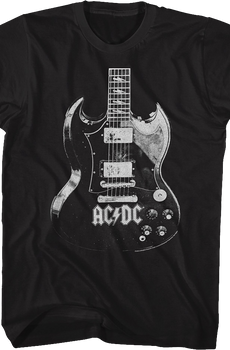 Vintage Guitar ACDC Shirt