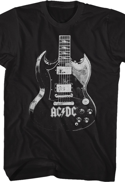 Vintage Guitar ACDC Shirt