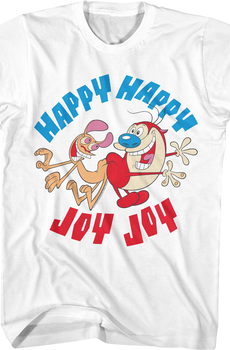 Vintage Happy Happy Joy Joy Ren And Stimpy T-Shirt
