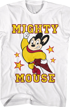 Vintage Hero Pose Mighty Mouse T-Shirt
