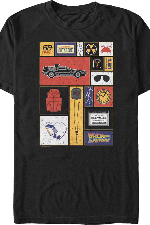 Vintage Icons Back To The Future T-Shirtmain product image