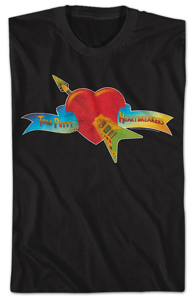 Tom petty and the heartbreakers hotsell t shirt