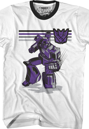 Retro Megatron Transformers Ringer Shirt