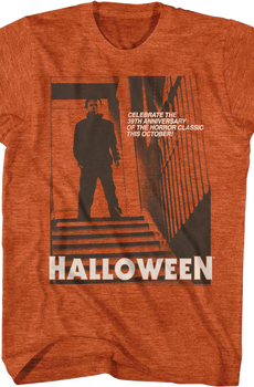 Vintage Michael Myers Staircase Halloween T-Shirt
