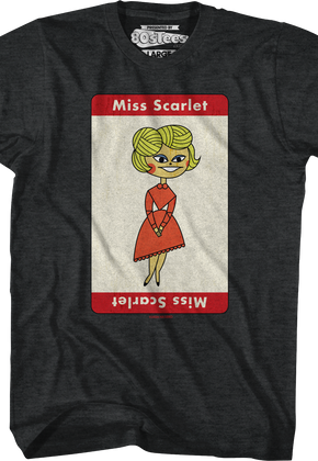 Vintage Miss Scarlet Clue T-Shirt