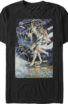 Vintage Movie Poster Star Wars T-Shirt