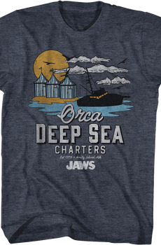 Vintage Orca Deep Sea Charters Jaws T-Shirt