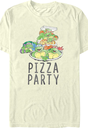 Vintage Pizza Party Teenage Mutant Ninja Turtles T-Shirt