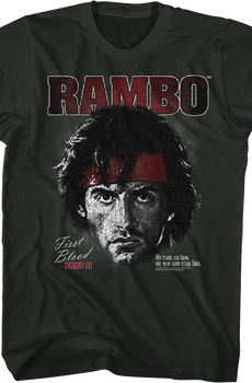 Vintage Portrait Rambo T-Shirt