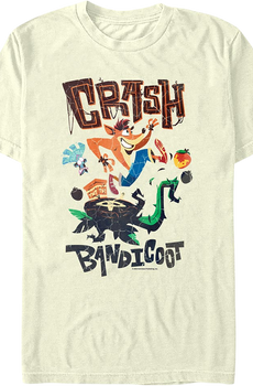Vintage Poster Crash Bandicoot T-Shirt