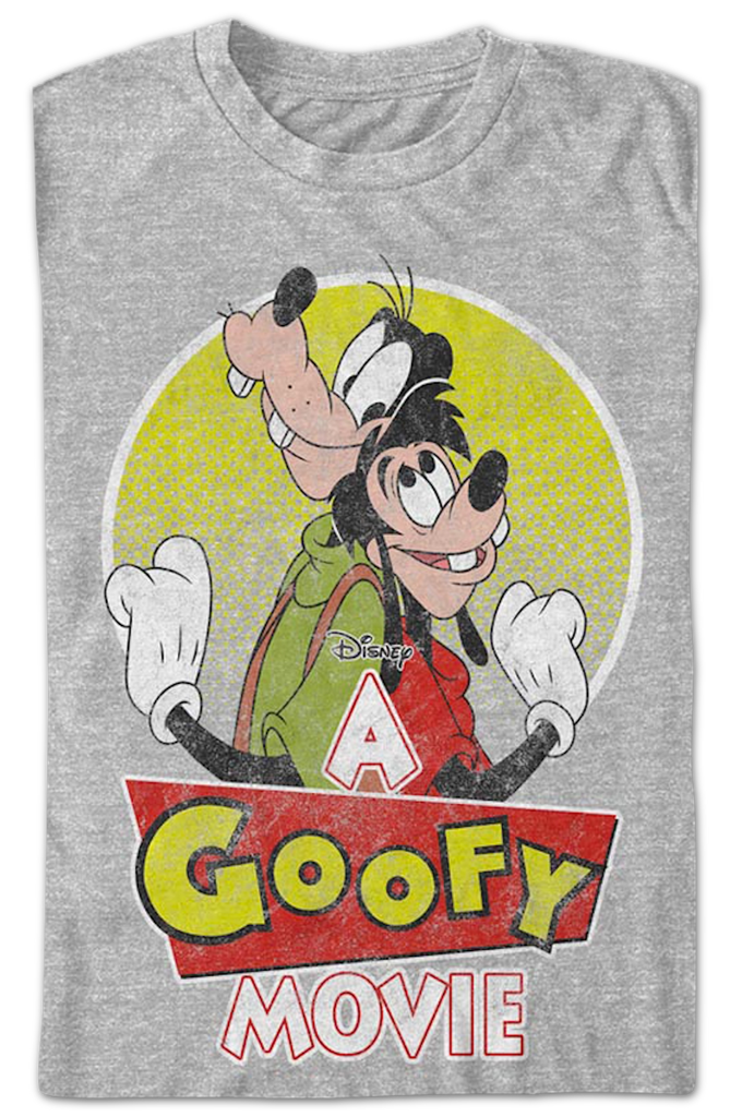 Vintage Poster Goofy Movie Disney T Shirt