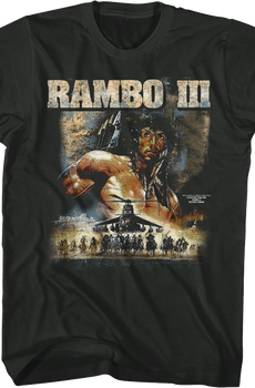 Vintage Poster Rambo III T-Shirt