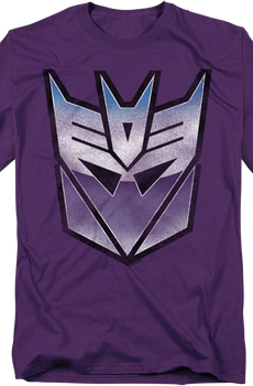 Vintage Purple Decepticons Logo Transformers T-Shirt