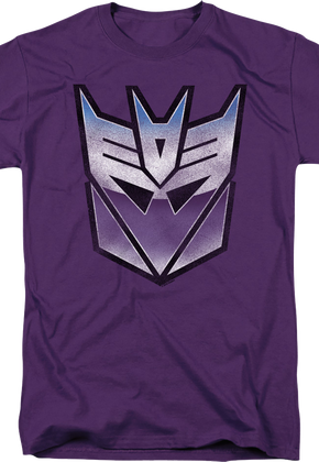 Vintage Purple Decepticons Logo Transformers T-Shirt