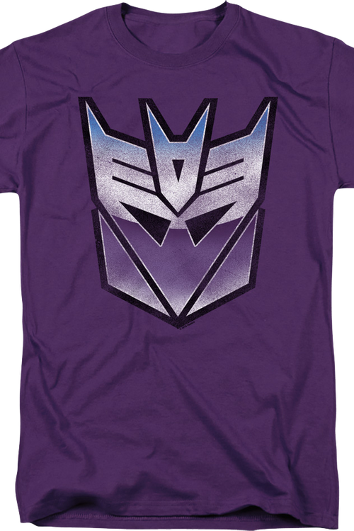 Vintage Purple Decepticons Logo Transformers T-Shirtmain product image