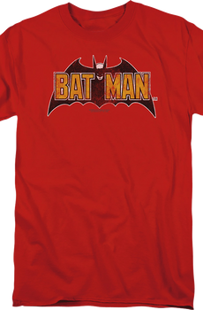 Vintage Red Batman Logo DC Comics T-Shirt