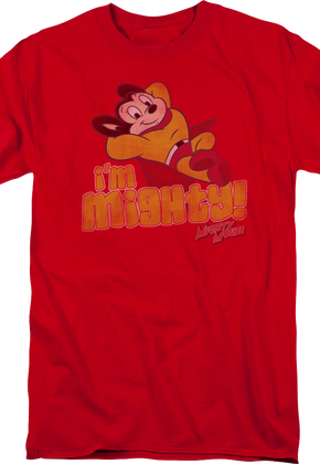 Vintage Red Mighty Mouse T-Shirt