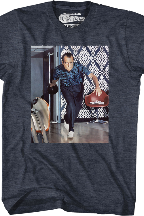 Vintage Richard Nixon Bowling T-Shirtmain product image