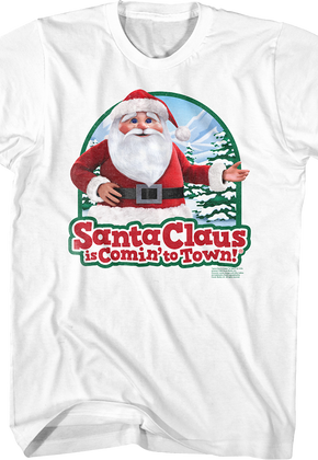 Vintage Santa Claus Is Comin' To Town T-Shirt