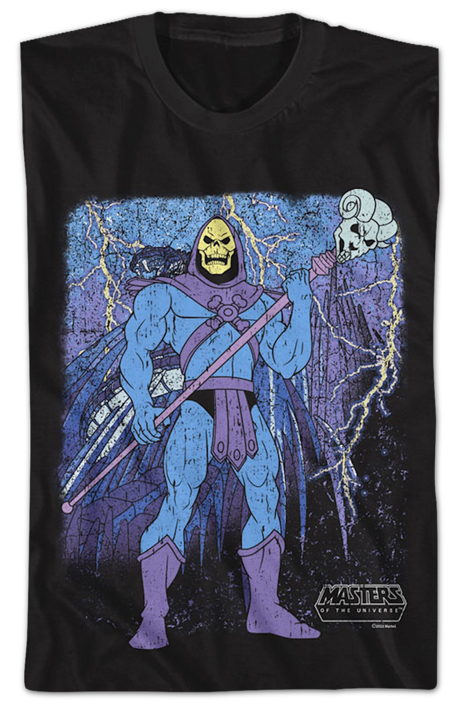 Vintage Skeletor Poster Masters of the Universe T-Shirt