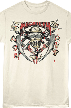Vintage Skull & Bones Megadeth T-Shirt