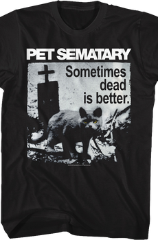 Vintage Sometimes Dead Is Better Pet Sematary T-Shirt
