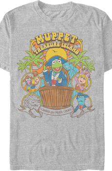 Vintage Treasure Island Caribbean Pirate Cruise Muppets T-Shirt