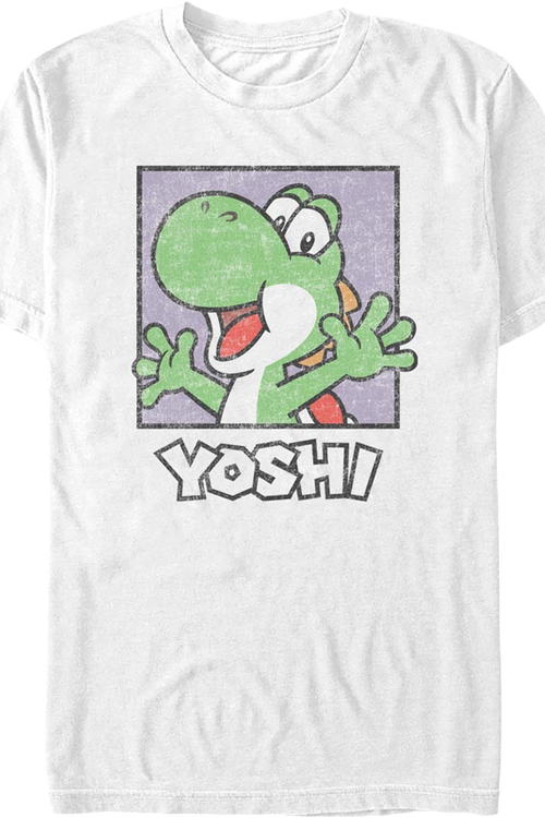 Vintage Yoshi Square Super Mario Bros. T-Shirtmain product image