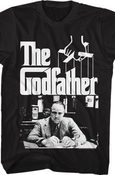 Vito Corleone Black And White Photo Godfather T-Shirt