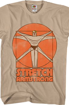 Vitruvian Man Stretch Armstrong T-Shirt