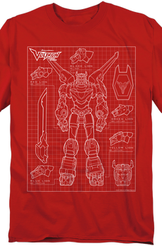 Voltron Schematic T-Shirt