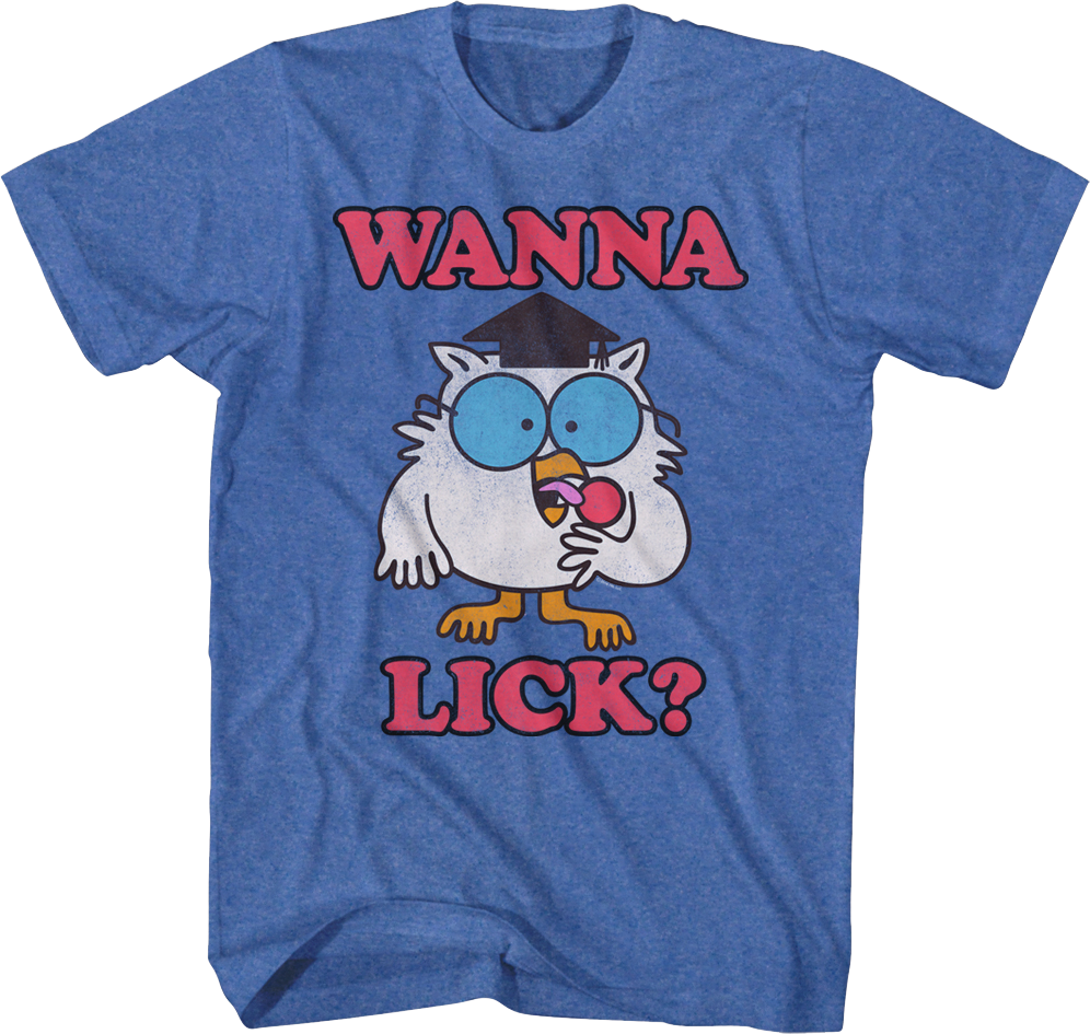 Tootsie Roll Errdayimlickin Royal Heather Adult T-Shirt Large, image size:996x945