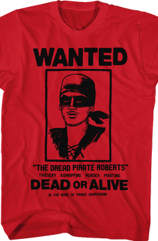 Wanted Poster Princess Bride T-Shirt