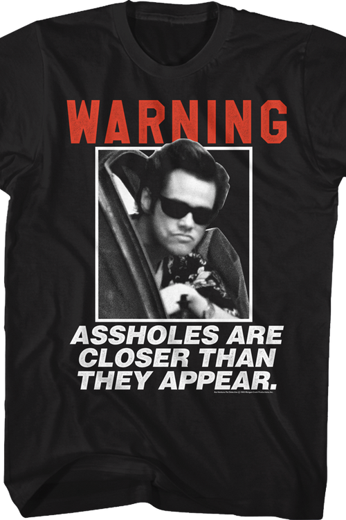 Warning Ace Ventura T-Shirtmain product image