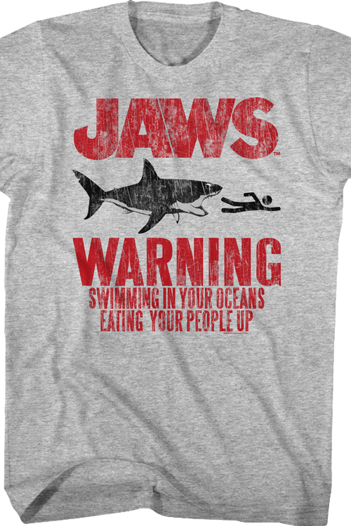 Warning Jaws T-Shirtmain product image