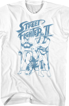 Warrior Poses Street Fighter T-Shirt