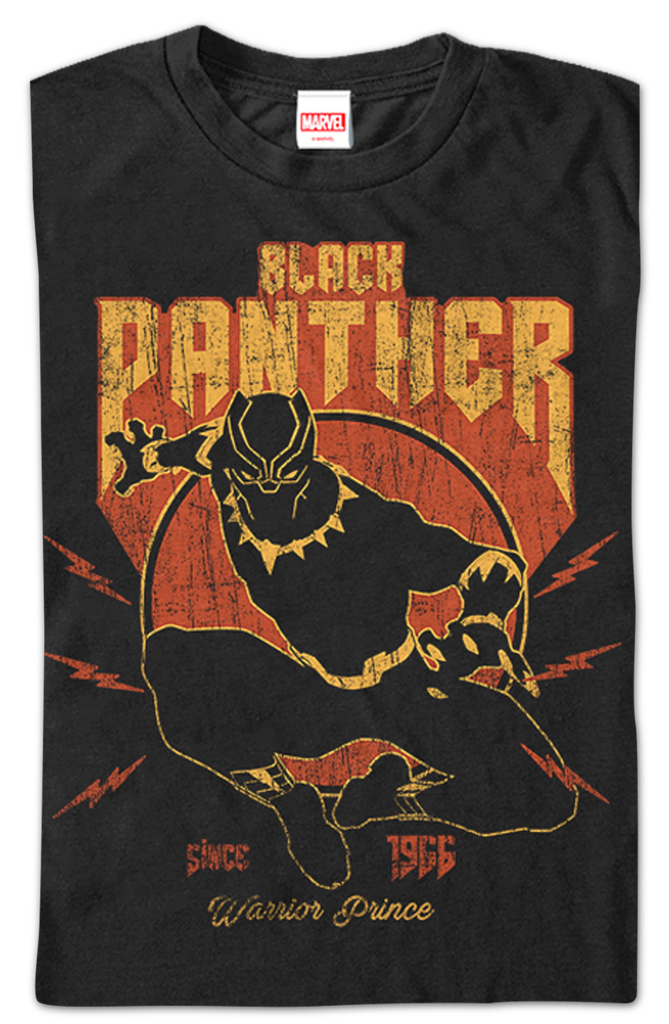 Marvel black 2024 panther t shirt